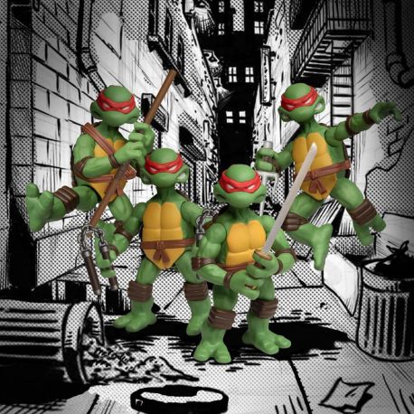 Teenage Mutant Ninja Turtles figurines Teenage Mutant Ninja Turtles Deluxe Set Mezco Toys