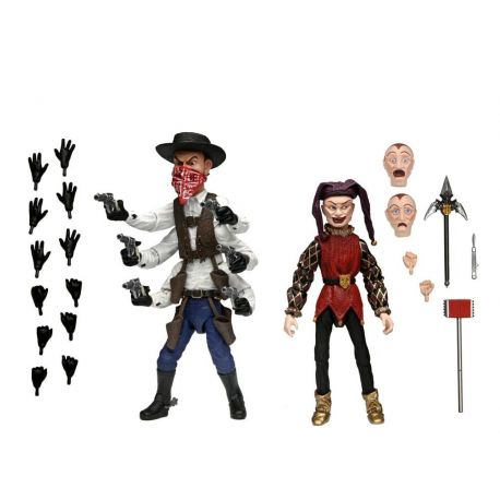 Puppet Master pack 2 figurines Ultimate Six-Shooter & Jester Neca