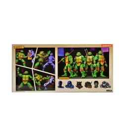 Tortues Ninja (Mirage Comics) figurines Leonardo, Raphael, Michelangelo, & Donatello Neca
