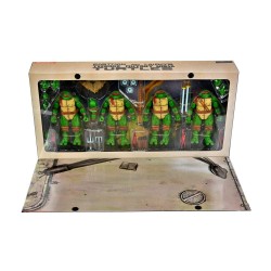 Tortues Ninja (Mirage Comics) figurines Leonardo, Raphael, Michelangelo, & Donatello Neca