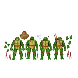 Tortues Ninja (Mirage Comics) figurines Leonardo, Raphael, Michelangelo, & Donatello Neca