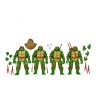 Tortues Ninja (Mirage Comics) figurines Leonardo, Raphael, Michelangelo, & Donatello Neca
