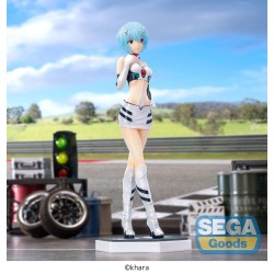 Evangelion figurine Luminasta Evangelion Racing Rei Ayanami Pit Walk Sega