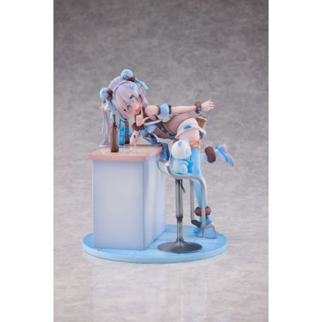 Original Character figurine Blue Panda Coffee by Henriita Hotvenus