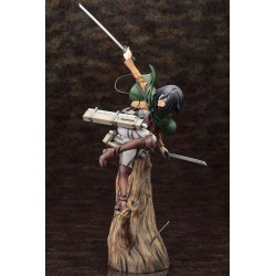 Attack on Titan figurine ARTFXJ Mikasa Ackerman Renewal Package Ver. Kotobukiya