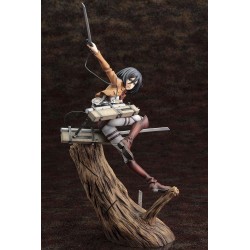 Attack on Titan figurine ARTFXJ Mikasa Ackerman Renewal Package Ver. Kotobukiya
