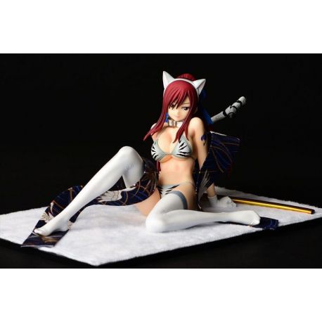 Fairy Tail figurine Erza Scarlet - White Tiger CAT Gravure_Style Orca Toys