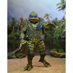 Universal Monsters x Tortues Ninja figurine Leonardo as the Creature Neca