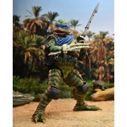 Universal Monsters x Tortues Ninja figurine Leonardo as the Creature Neca