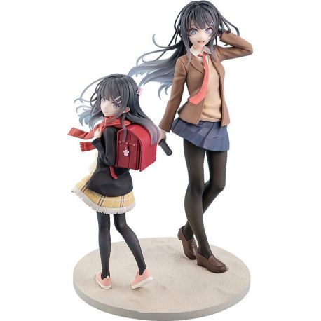 Rascal Does Not Dream of a Knapsack Kid figurine Mai Sakurajima High School Graduation Ver. & Knapsack Kid Kadokawa