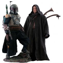 Star Wars The Mandalorian pack 2 figurines Boba Fett Deluxe Hot Toys