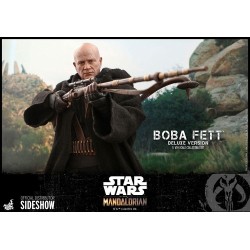 Star Wars The Mandalorian pack 2 figurines Boba Fett Deluxe Hot Toys