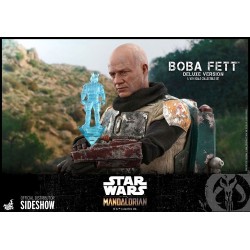 Star Wars The Mandalorian pack 2 figurines Boba Fett Deluxe Hot Toys
