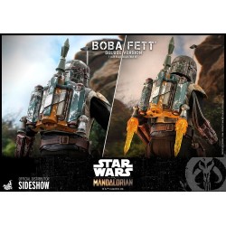 Star Wars The Mandalorian pack 2 figurines Boba Fett Deluxe Hot Toys