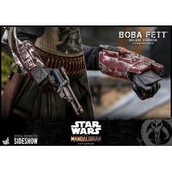 Star Wars The Mandalorian pack 2 figurines Boba Fett Deluxe Hot Toys