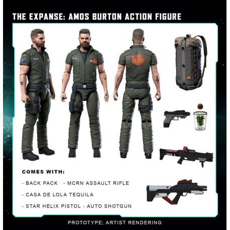 The Expanse figurine Amos Burton The Nacelle Company