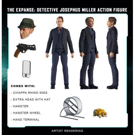 The Expanse figurine Detective Josephus Miller The Nacelle Company