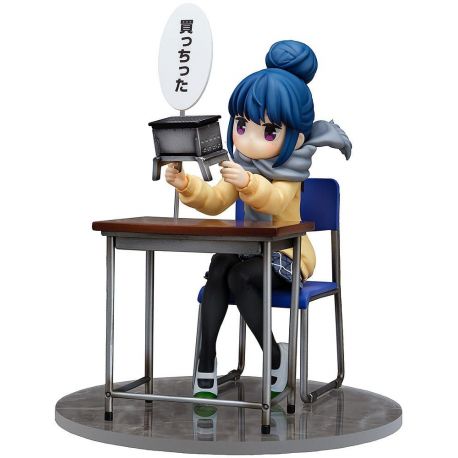 Laid-Back Camp figurine Rin Shima: Look What I Bought Ver. Klockworx